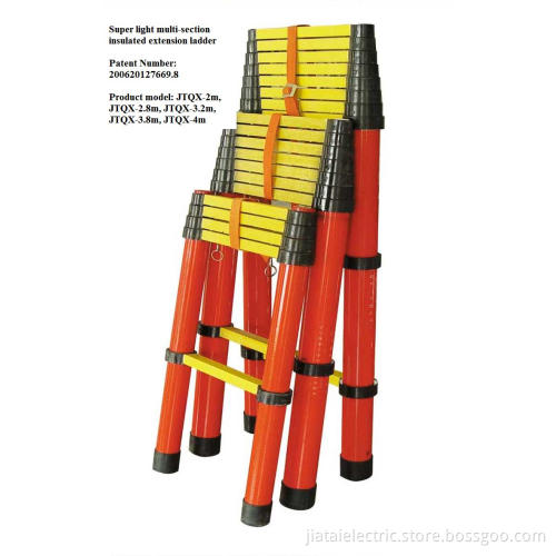 corrosive resistance FPR telescopic ladders
